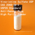 Sulfato de vincristina de alta pureza CAS 2068-78-2 del sulfato de Vincristine del USP un medicamento eficaz contra el cáncer